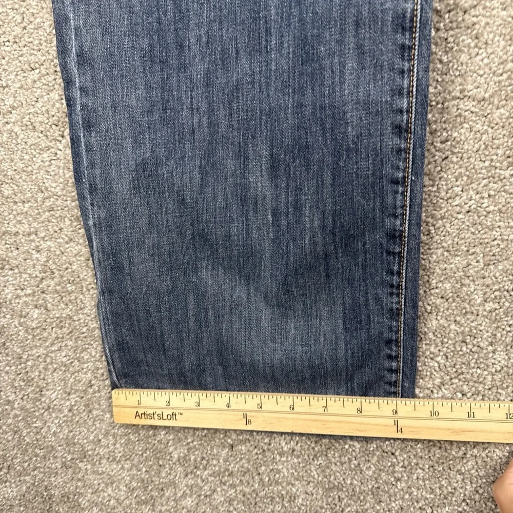 Lucky Brand‎ Mens Blue Straight Leg Denim Jeans 36x30 Medium Wash Classic Fit